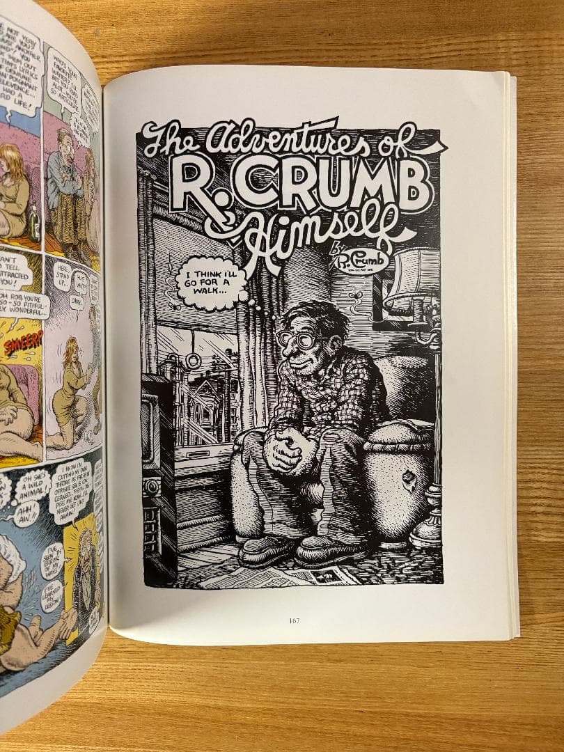 『CRUMB COMIC THE WHOLE FAMILY IS CRAZY』
