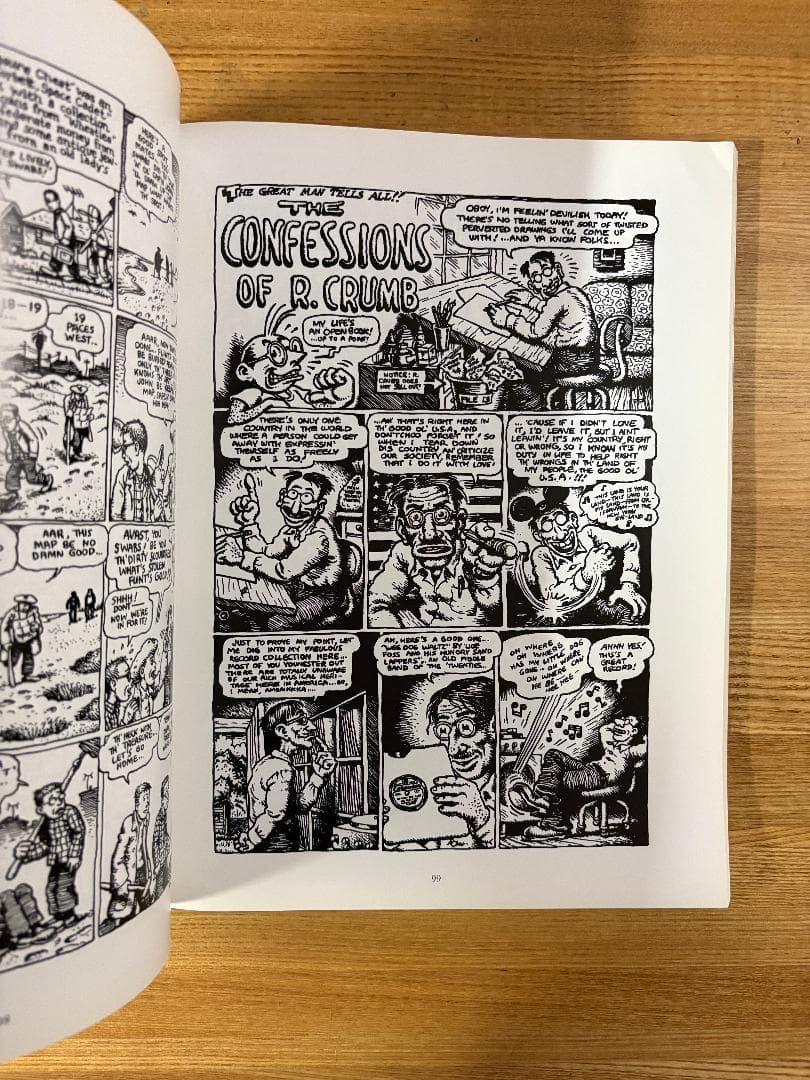『CRUMB COMIC THE WHOLE FAMILY IS CRAZY』