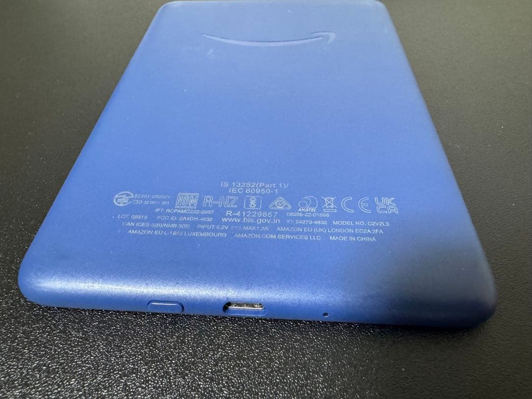 第11世代 kindle(16GB)6インチ 広告なし　デニムブルー