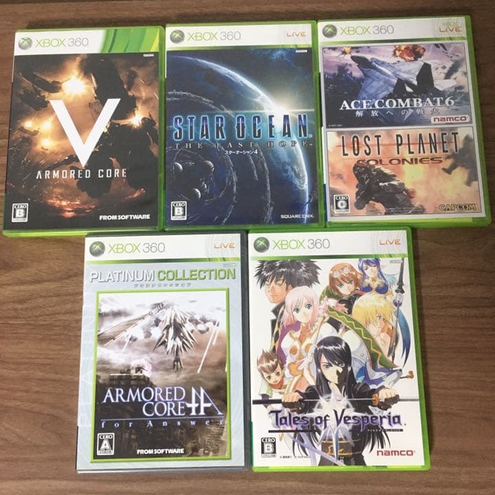 xbox360(動作確認済) ソフト5本付