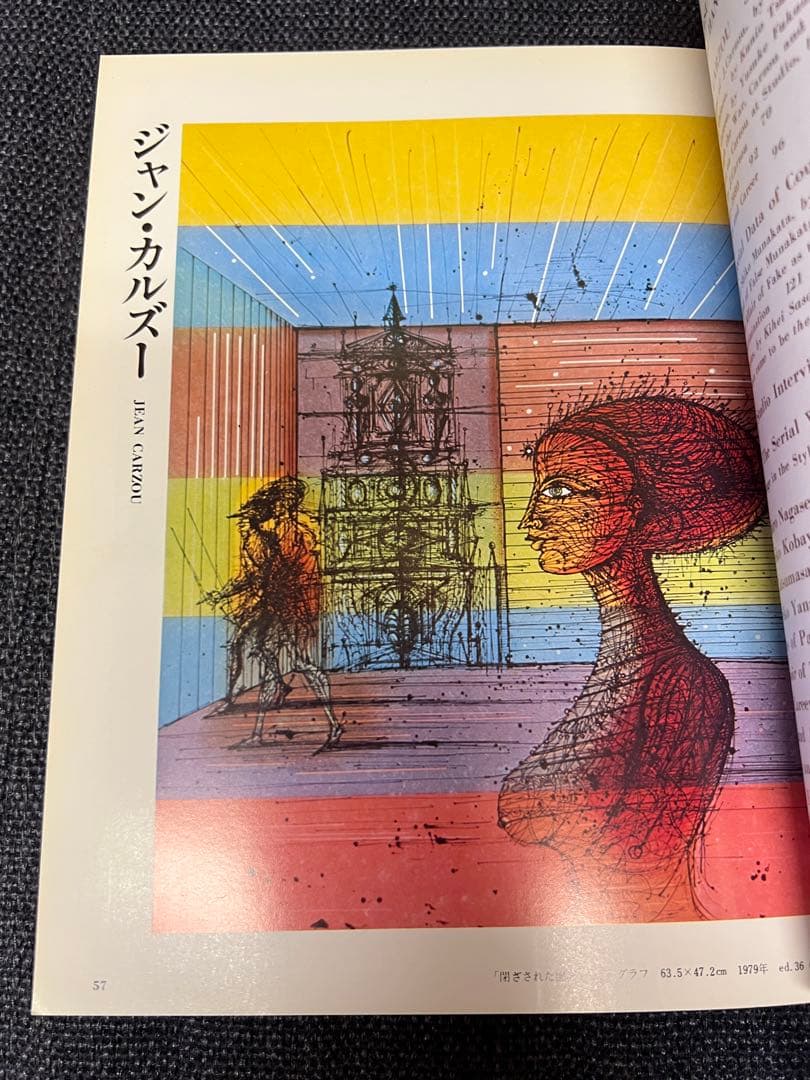 版画藝術31号(1980秋) 田中正秋オリジナル版画付 サイン入 アート本