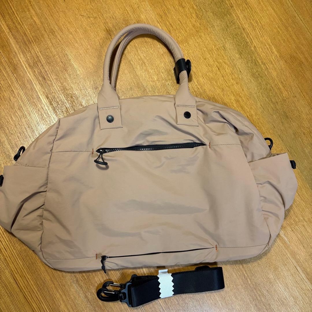 美品　BRUNO MILESTO ミレスト TROT ダッフルバッグ ベージュ