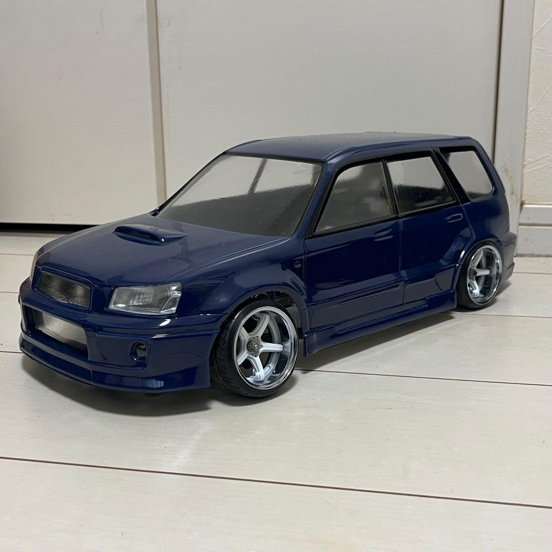 サ*ロ様 【激レア】1/10スバルSGフォレスター塗装済みボディメカシャーシセッ