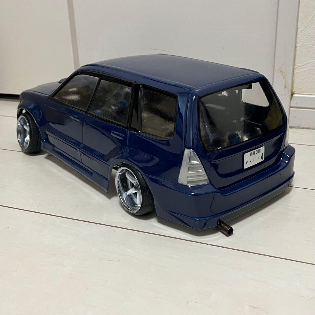 サ*ロ様 【激レア】1/10スバルSGフォレスター塗装済みボディメカシャーシセッ