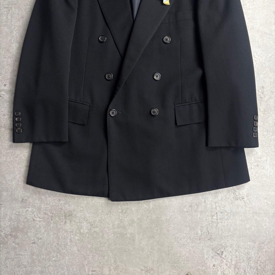 90s Polo ポロ ラルフローレン　ダブルブレストジャケット　アーカイブ　黒