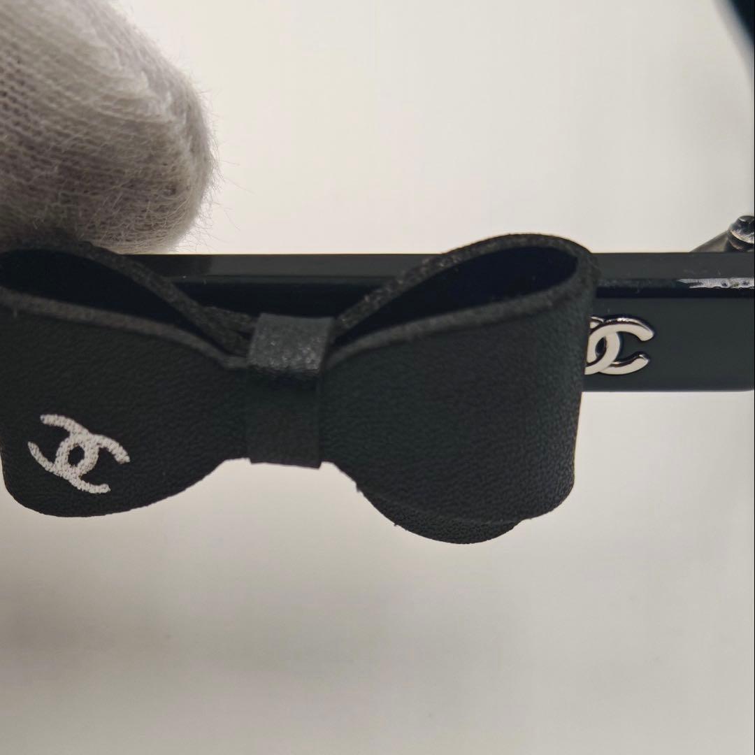【美品】CHANEL シャネル サングラス ココマーク ブラック 箱 ケース付き