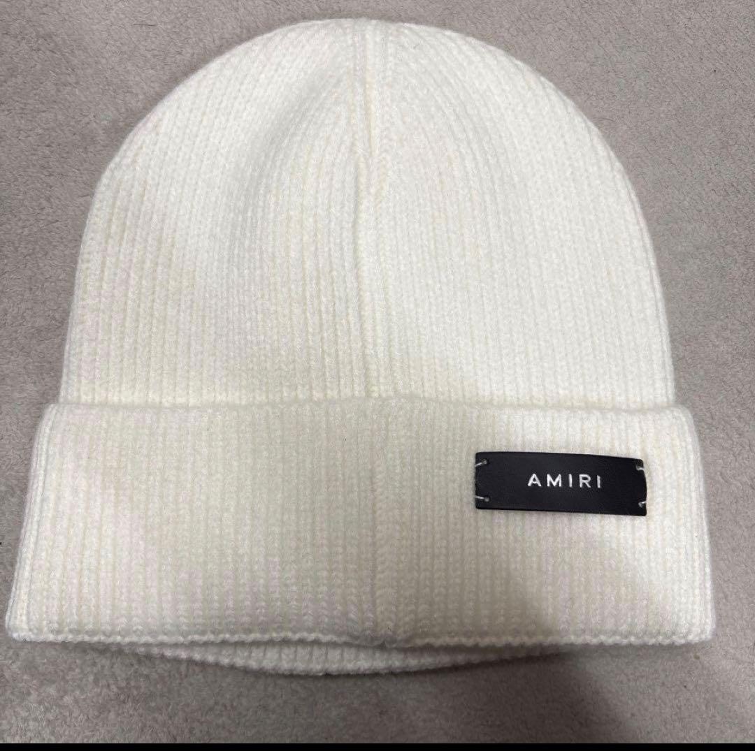 AMIRI ホワイト ニット帽