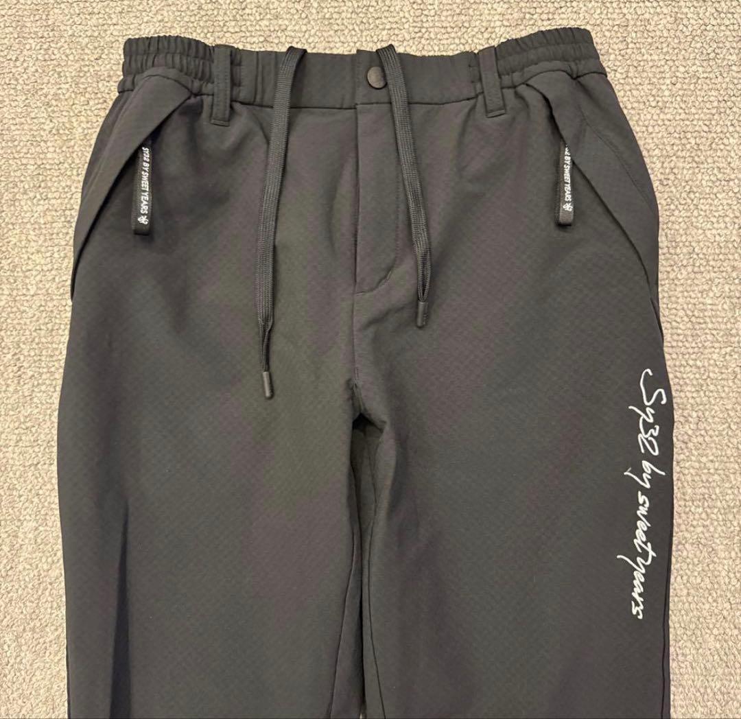 【美品】SY32 裏起毛 ストレッチパンツ 23A36 黒 L