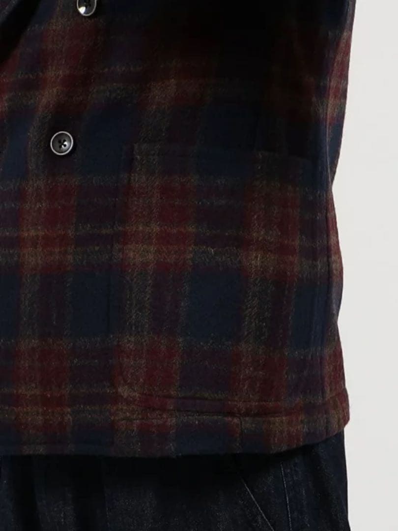 トゥモローランド 23AW 伊製ガーゼウールダブルブレスト4Bジャケット クルニ