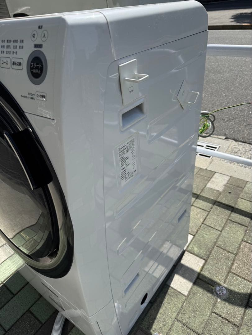 ましゅまろ様!シャープ　ドラム式電気洗濯乾燥機 ES-S7F-WL 2021年製