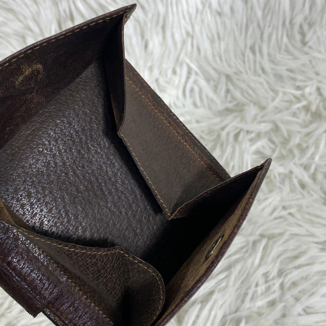 『GUCCI』オールドグッチ シェリーライン GG柄 2つ折り財布
