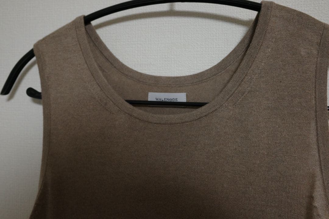 WALENODE 25AW新品Silk cashmere Tank top