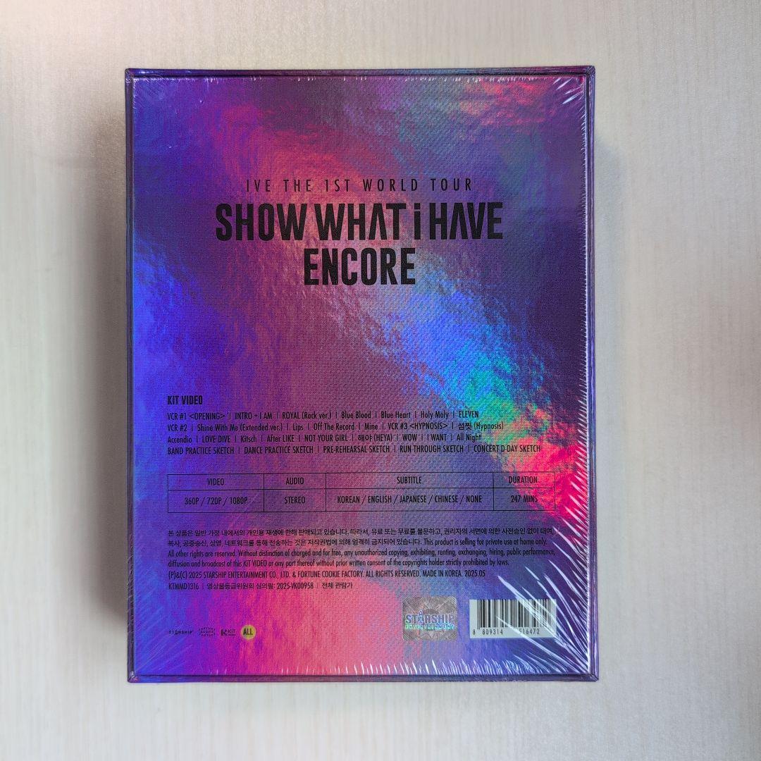 IVE SHOW WHAT I HAVE ENCORE Kit video 新品