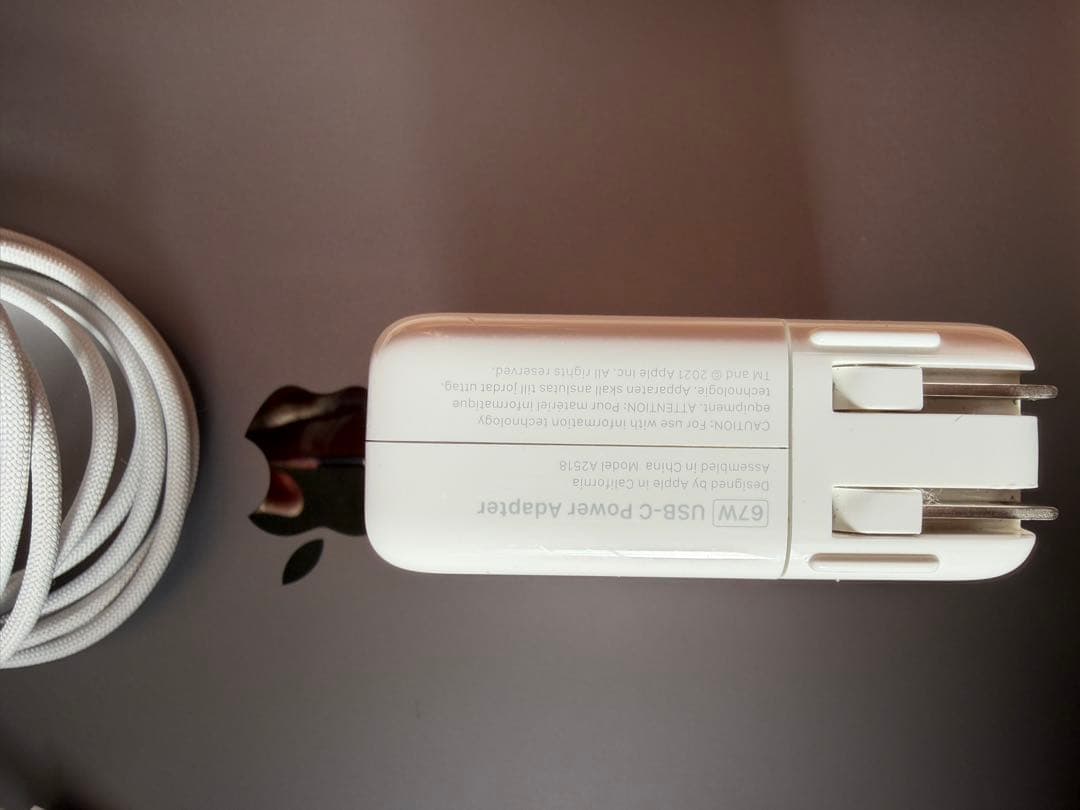 Apple純正 MagSafe 3ケーブル67W充電アダプタ A2518