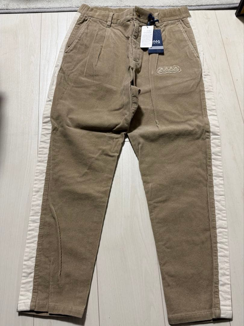 ぷーさんMuta marine ベージュ 水はじき加工 メンズパンツ