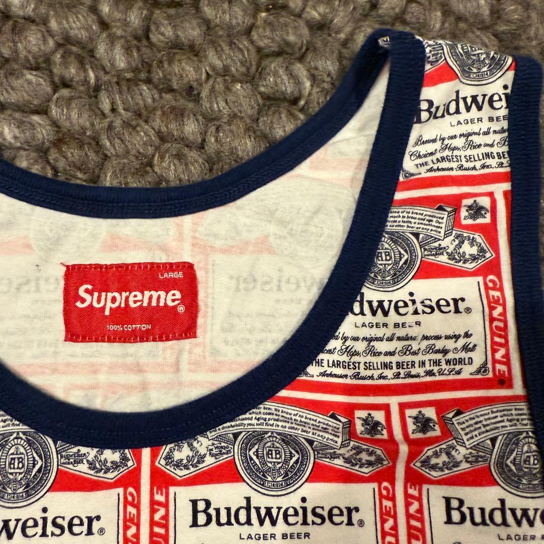 Supreme x Budweiser 総柄タンクトップ L