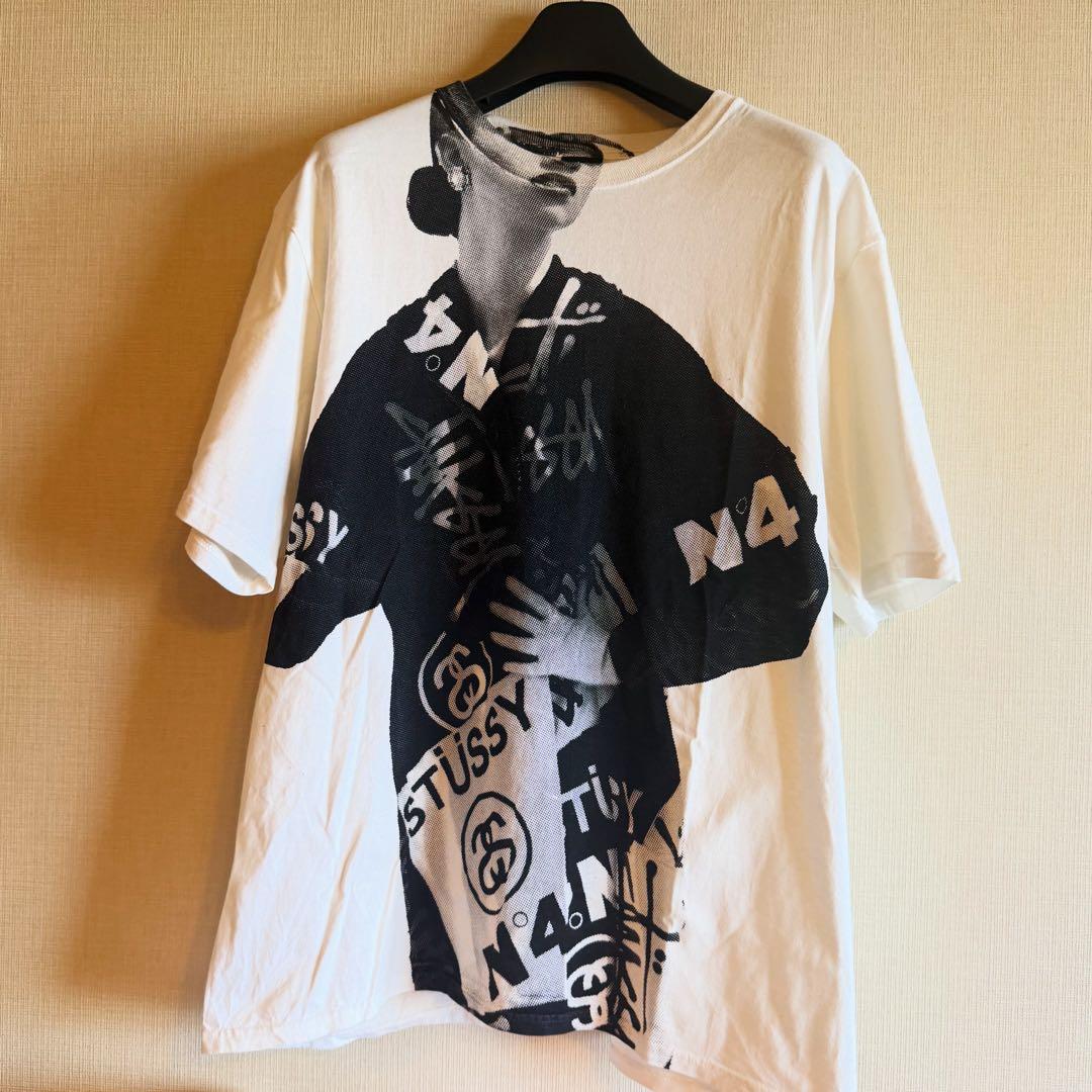 【美品】stussy No4 グラフィックT