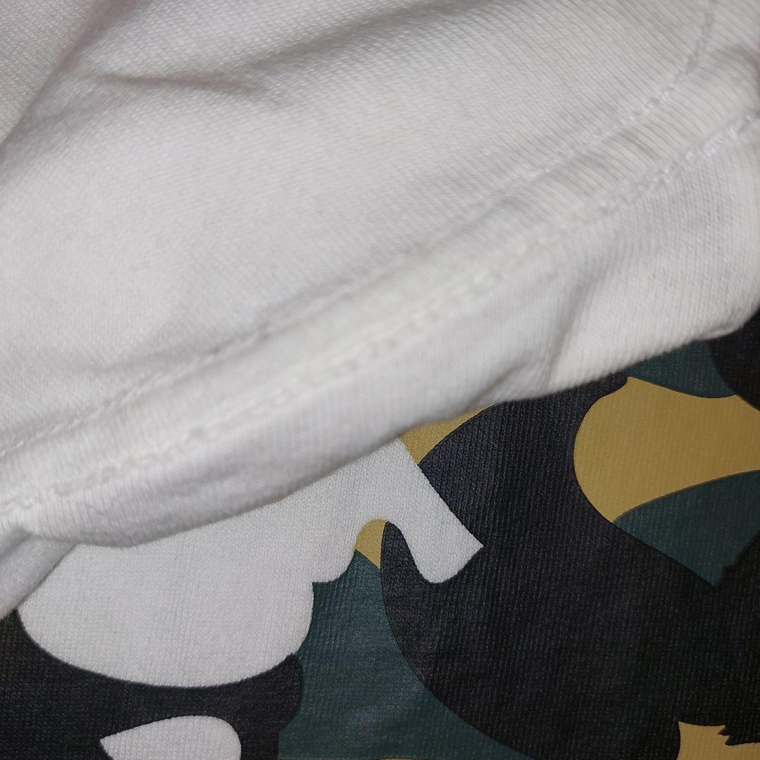 ※難点有り A BATHING APE カモフラ TEE Size S