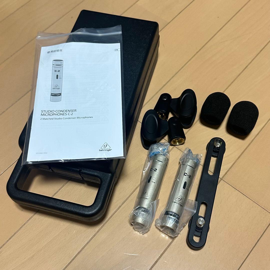 超美品 behringer ベリンガー C-2 コンデンサーマイク 2本セット