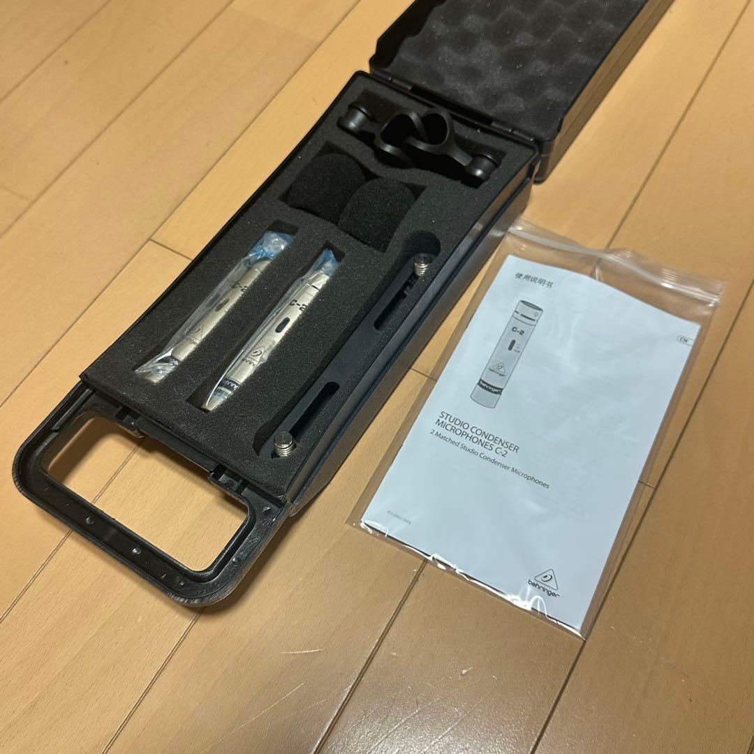超美品 behringer ベリンガー C-2 コンデンサーマイク 2本セット