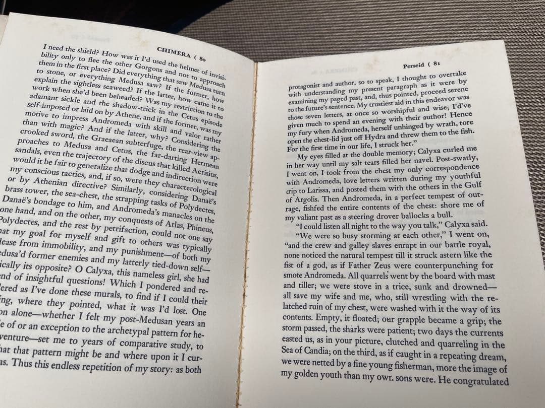洋書 CHIMERA JOHN BARTH