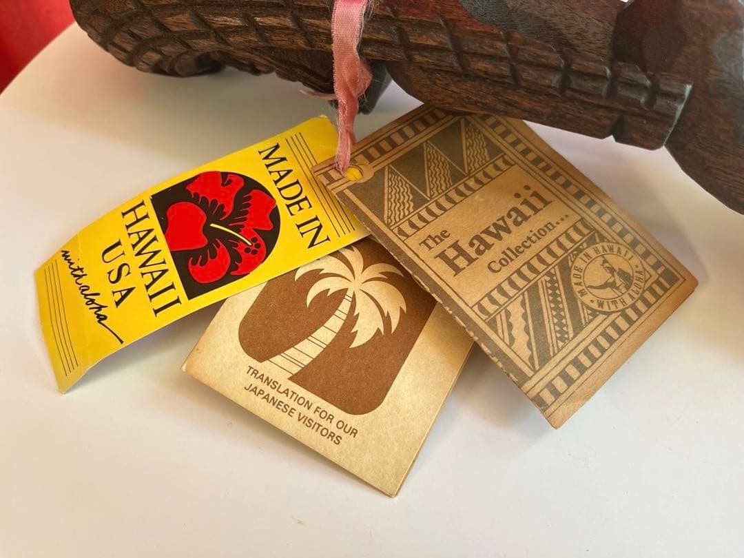 ヴィンテージ　TIKI 戦いの神様　クー　ハワイ　シリアルナンバー付き　希少