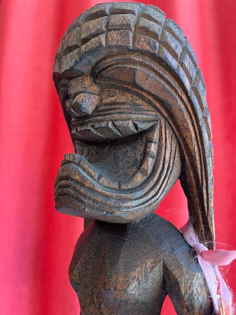 ヴィンテージ　TIKI 戦いの神様　クー　ハワイ　シリアルナンバー付き　希少