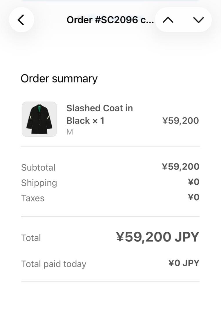 ジャケット・アウター stefancooke SLASHED COAT IN BLACK