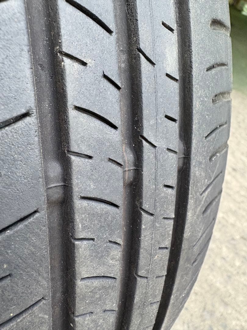 ダンロップ EC300+165/65R15 サマータイヤ中古品4本セット