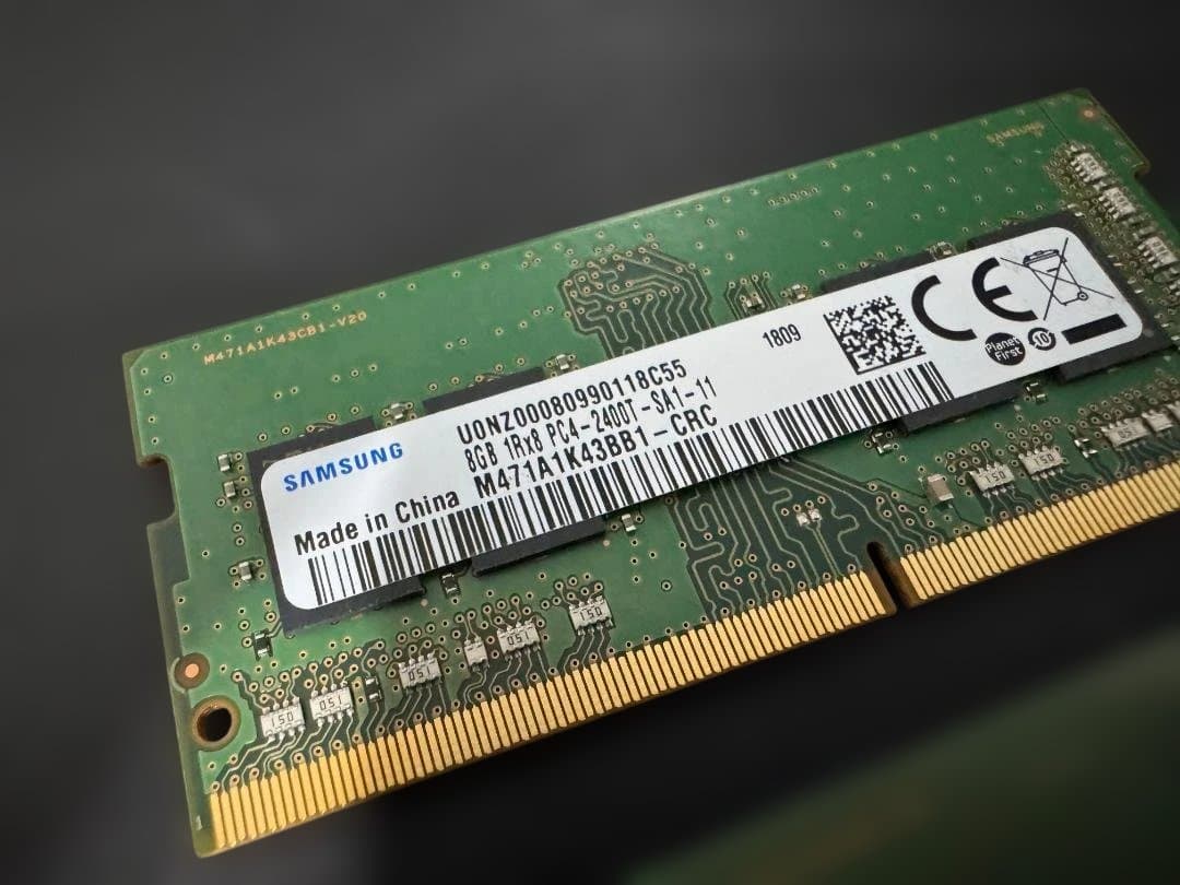 Samsung DDR4 メモリ 8GB×2枚（計16GB）PC4-2400