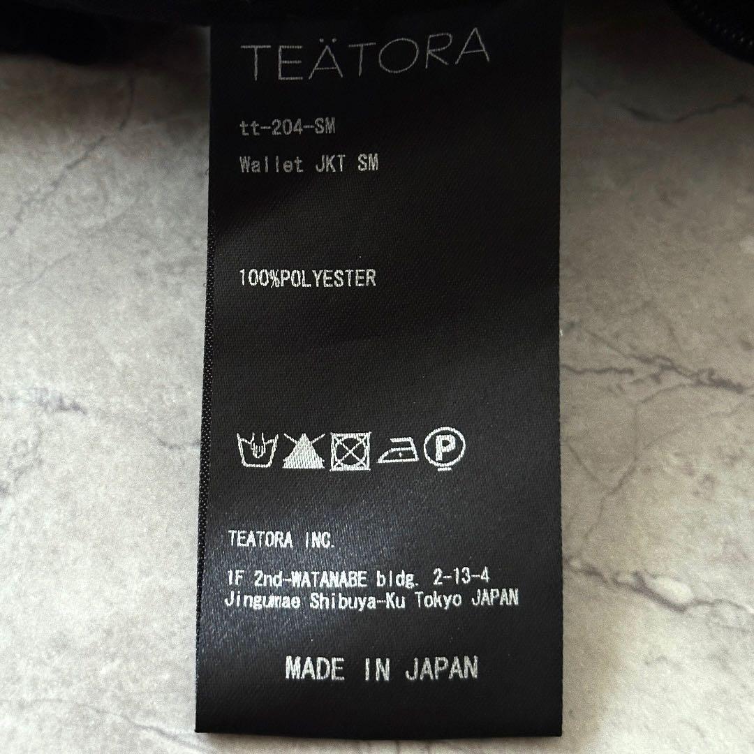 TEATORA Wallet JKT SM テーラードジャケット サイズL 黒