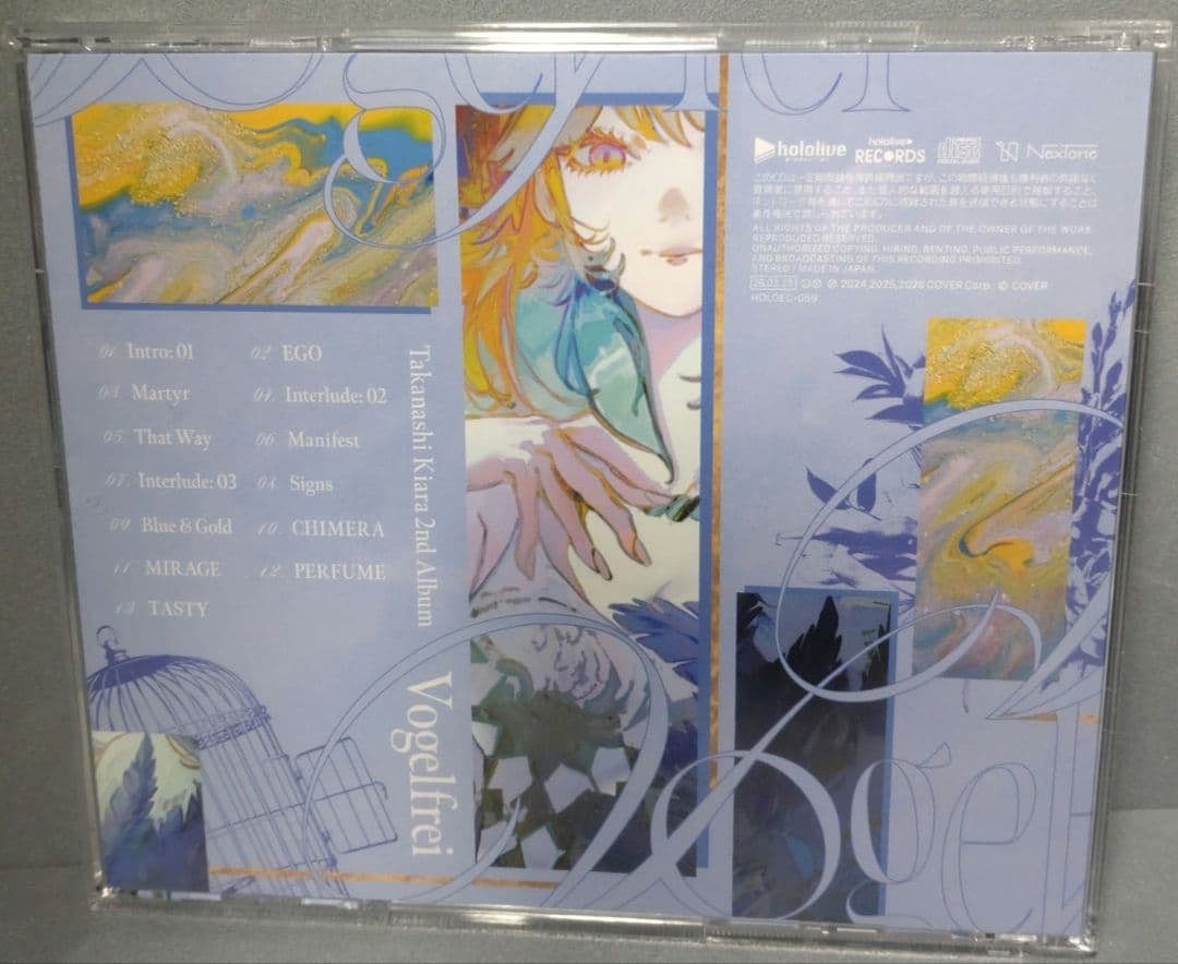 CD　小鳥遊キアラ 2nd Album『Vogelfrei』