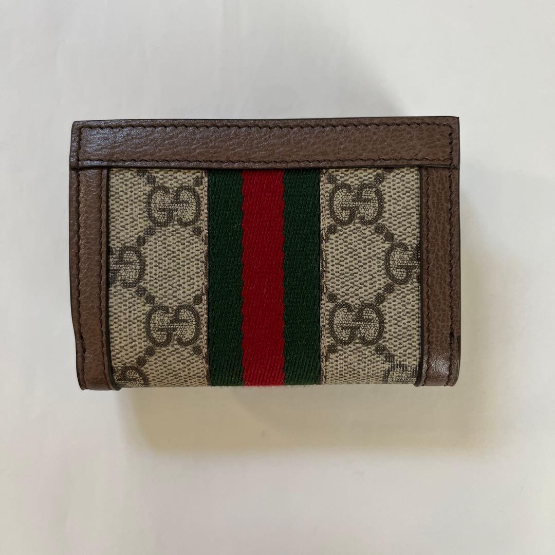 GUCCI グッチ　三つ折り財布　644334 オフィディア　シェリーライン