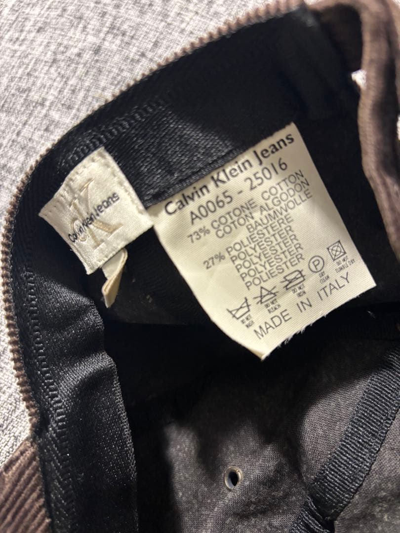   Jeans キャップ　コーデュロイ　ブラウン