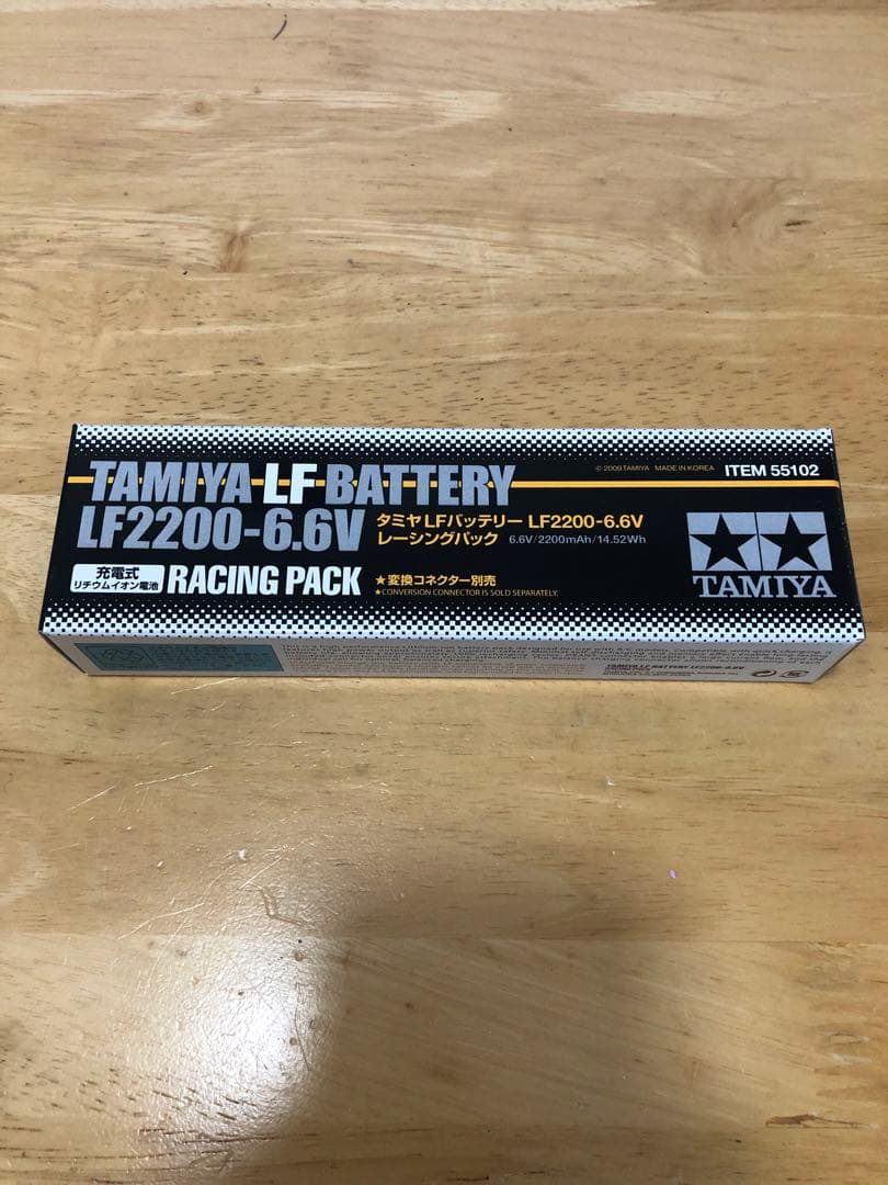 未使用　タミヤ　LFバッテリー LF2200-6.6V レーシングパック