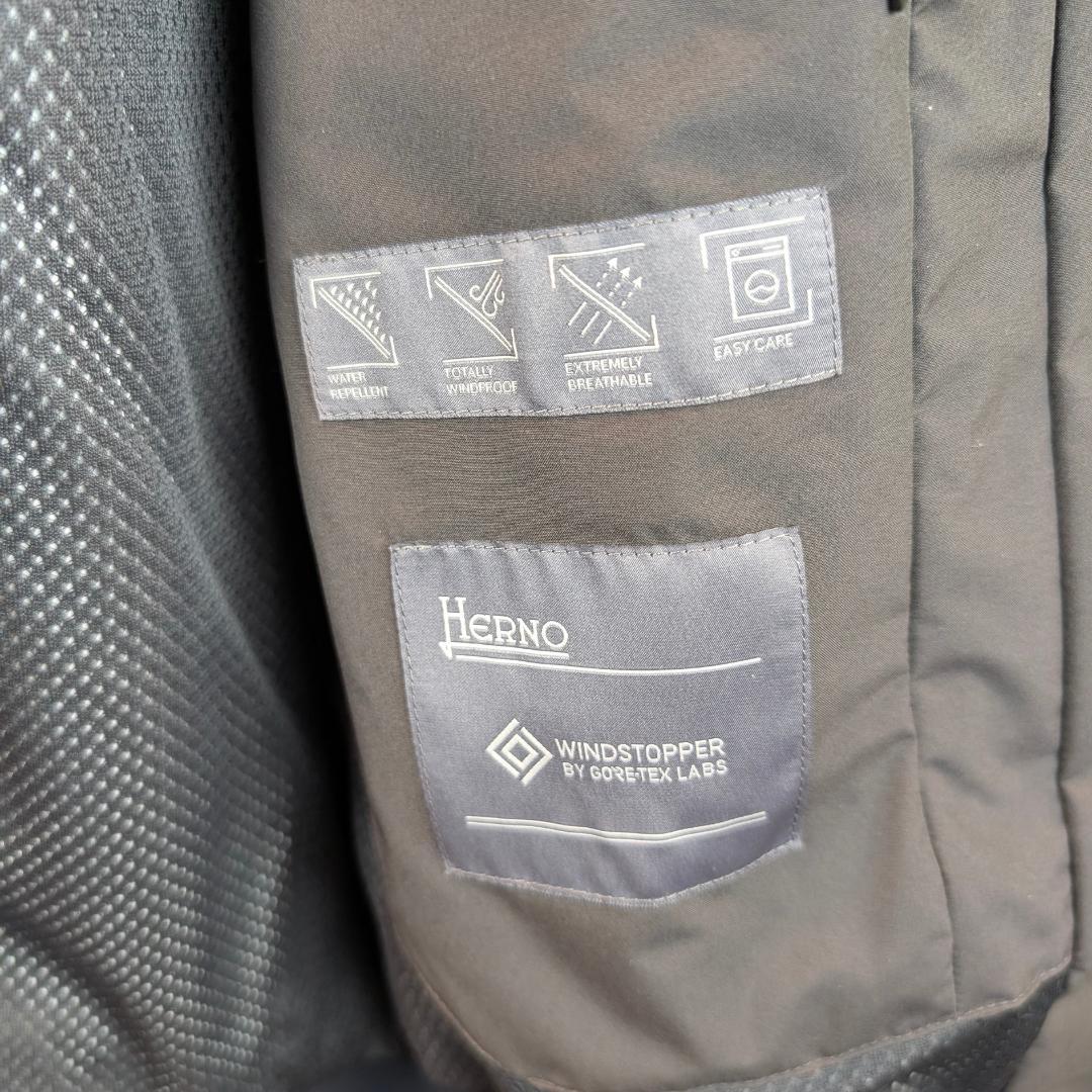 HERNO ヘルノ WINDSTOPPER ボンバージャケット 50 グレー