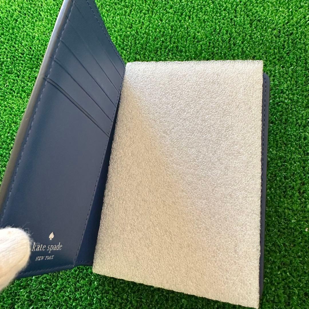 アメリカ ケイトスペード パスポートカバー パスポートケース 本革 新品 未使用