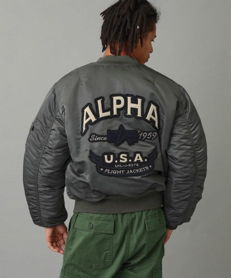 ALPHA INDUSTRIES MA-1 アルファ　スタジャン風USスペック