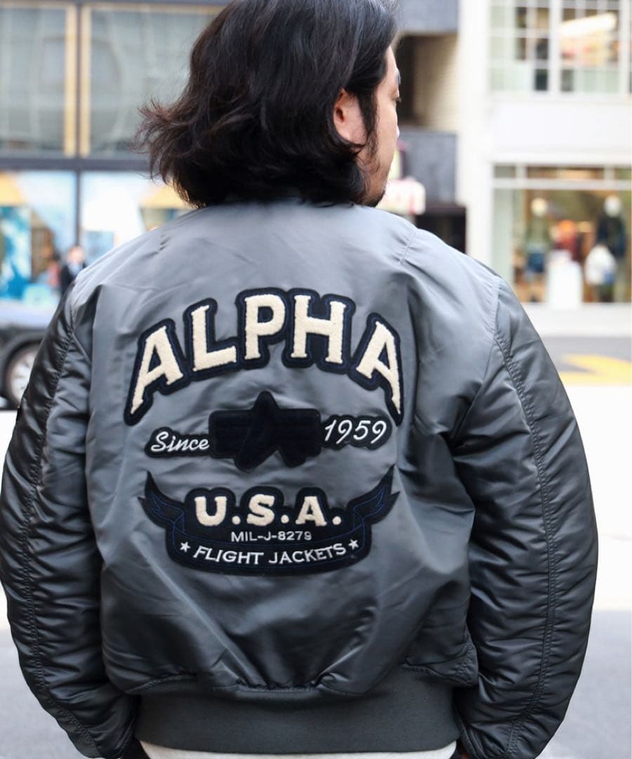 ALPHA INDUSTRIES MA-1 アルファ　スタジャン風USスペック