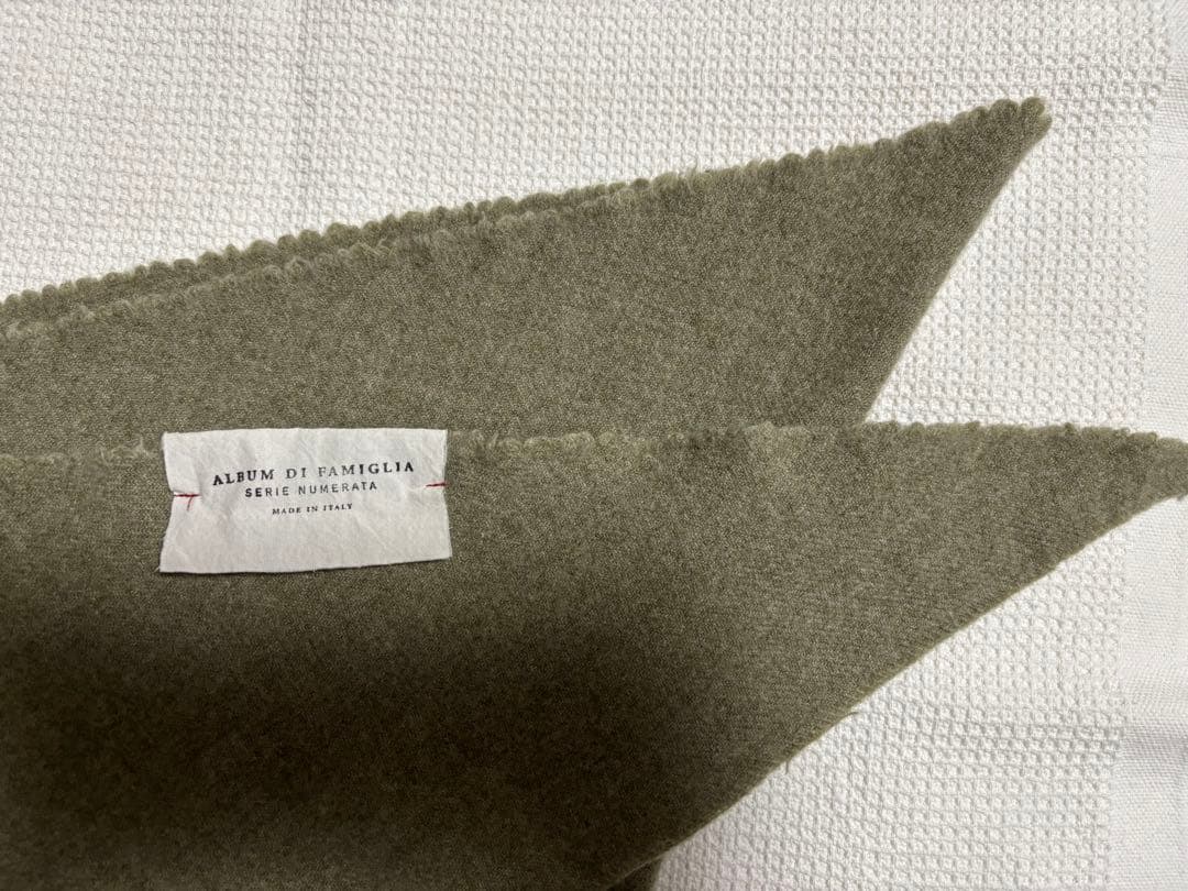 23AW美品★ALBUM DI FAMIGLIA TRIANGLE SCARF