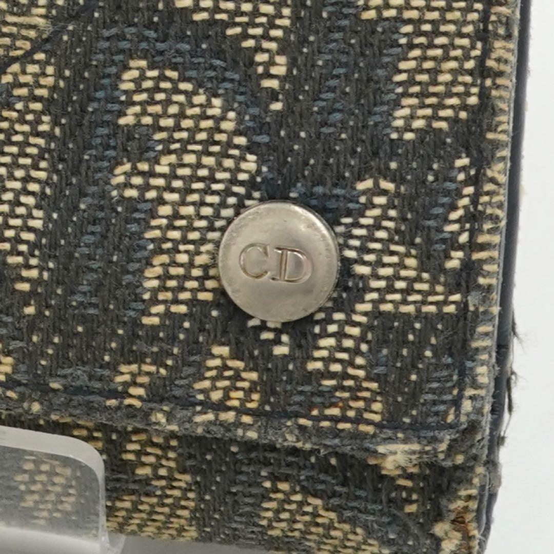 ✨美品✨　Dior ディオール　三つ折り　トロッター　オブリーク　キャンバス