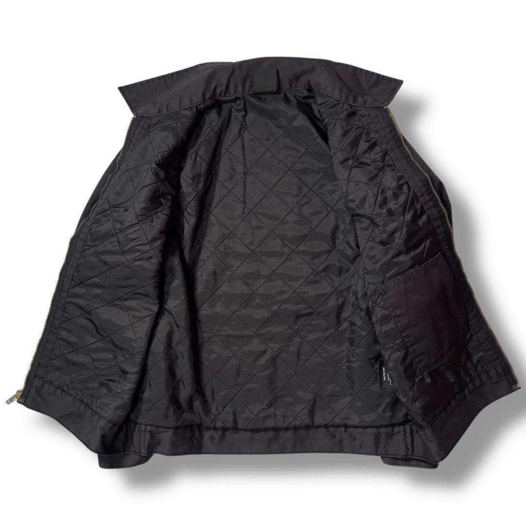 古着 ディッキーズ ワークジャケット ブラック ペンキ アイゼンハワージャケット