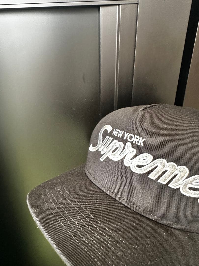 Supreme NEW YORK キャップ ブラック