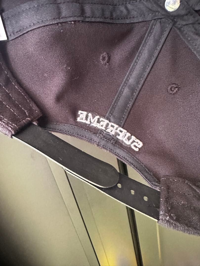 Supreme NEW YORK キャップ ブラック