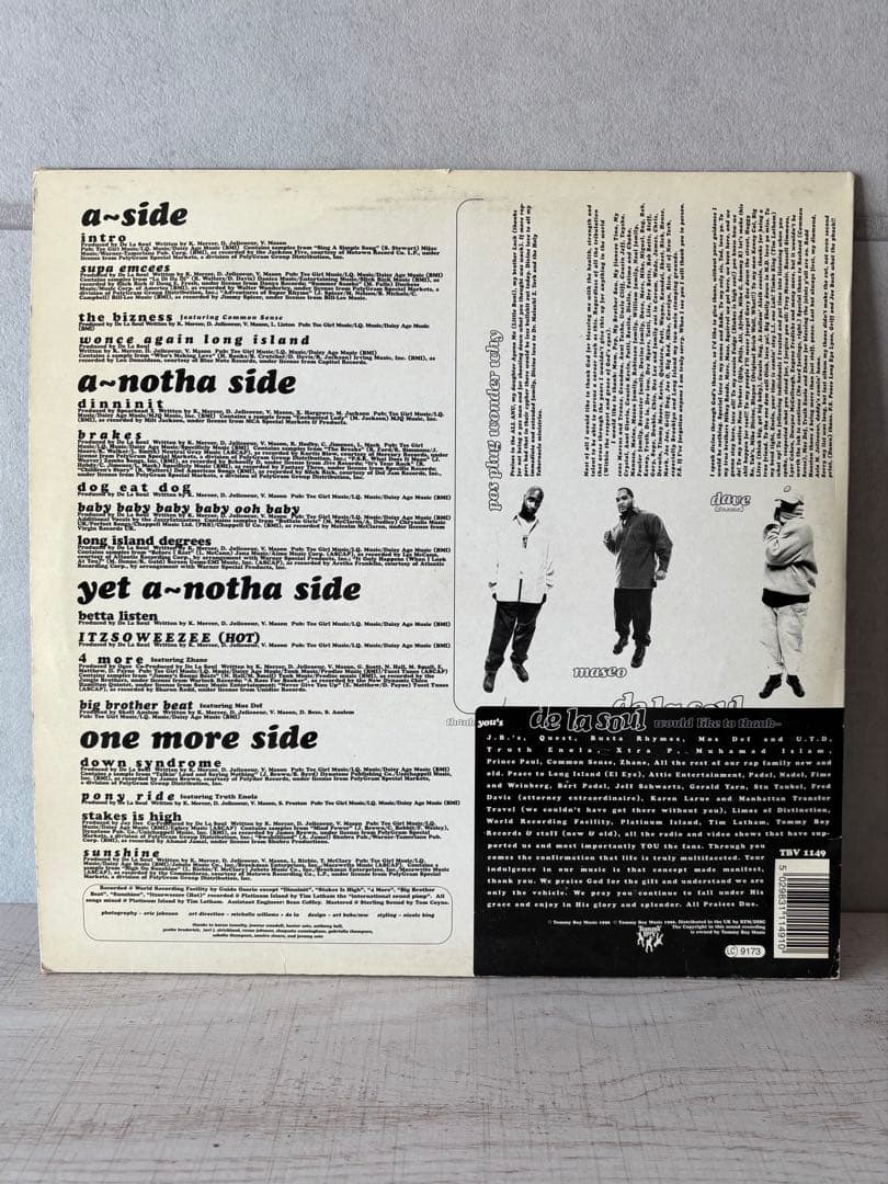 De La Soul Stakes Is High LP デラソウル レコード