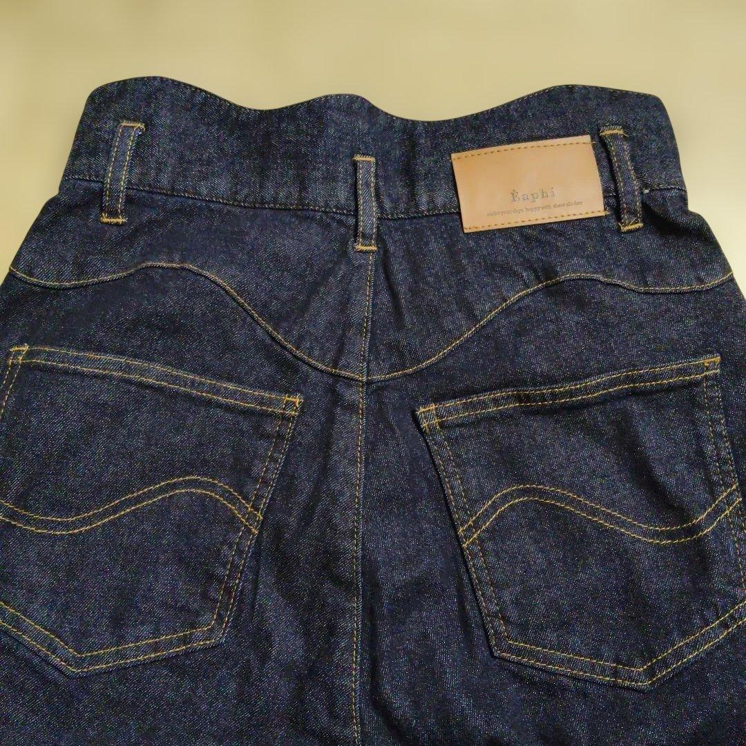美品★Eaphi WAVEDESIGN HIGHWAIST DENIM