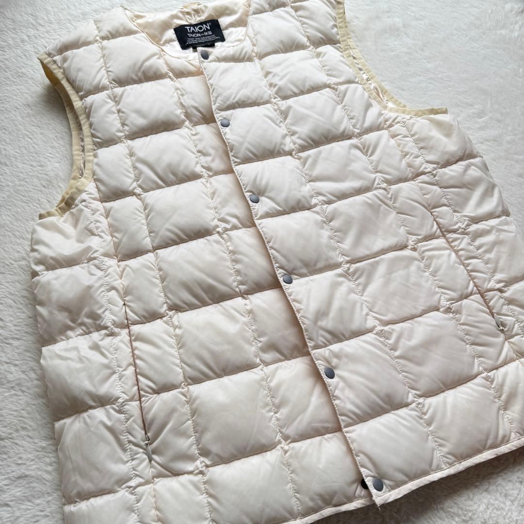 ichi × TAION カノコニットカーディガン＋インナーダウンベスト