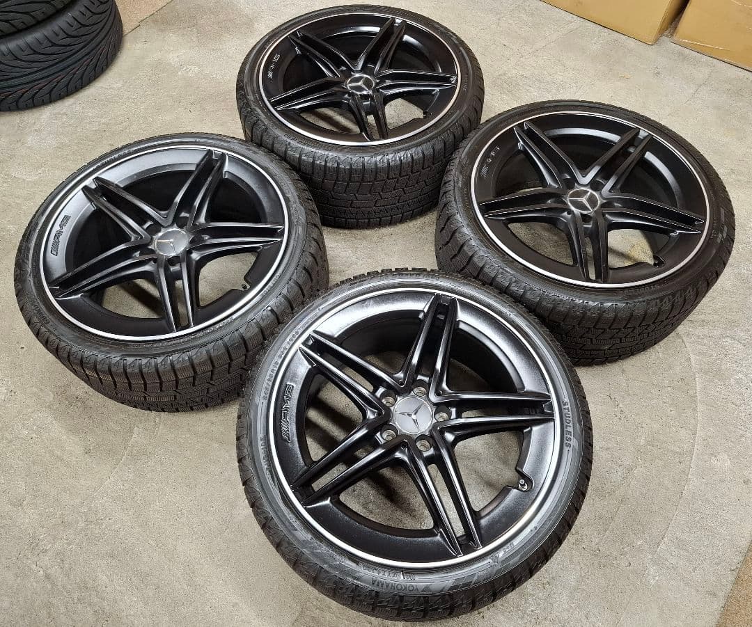 【ほぼ新品】メルセデスベンツ AMG A45 純正 ホイールタイヤ スタッドレス