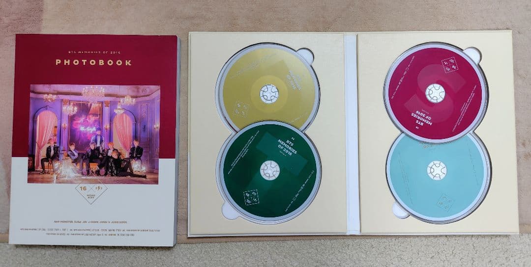 BTS MEMORIES OF 2016 4枚組CD