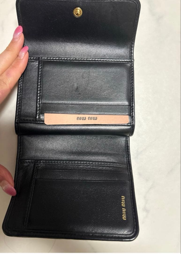 Miu Miu マテラッセ 折りたたみ財布
